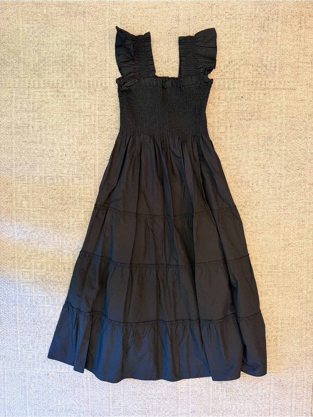 NWOT Hill House Black Swiss dot Ellie  Dress size small